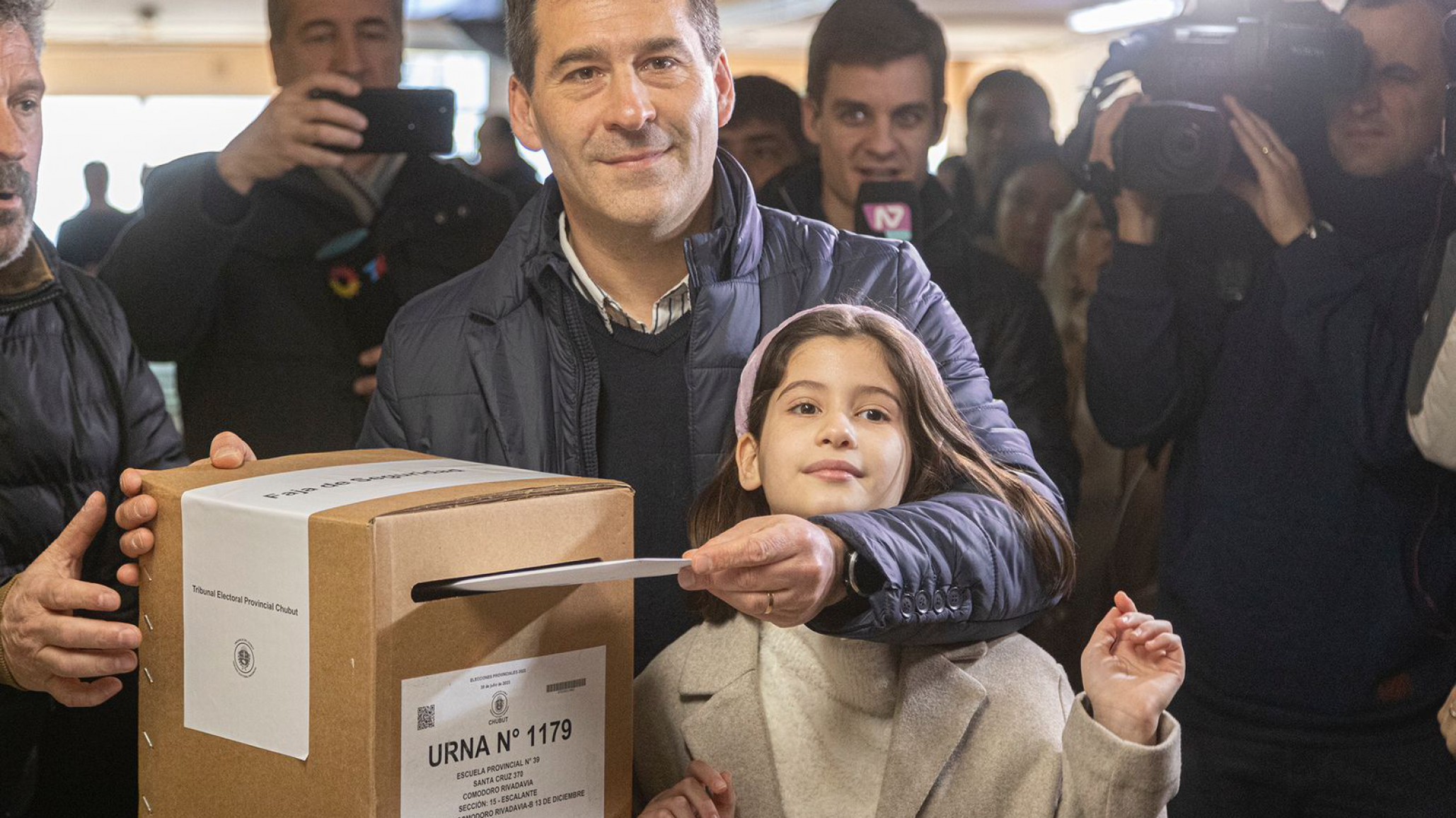 Luque votó y remarcó “quiero llevar la tranquilidad, ya estamos trabajando para reordenar la ciudad”