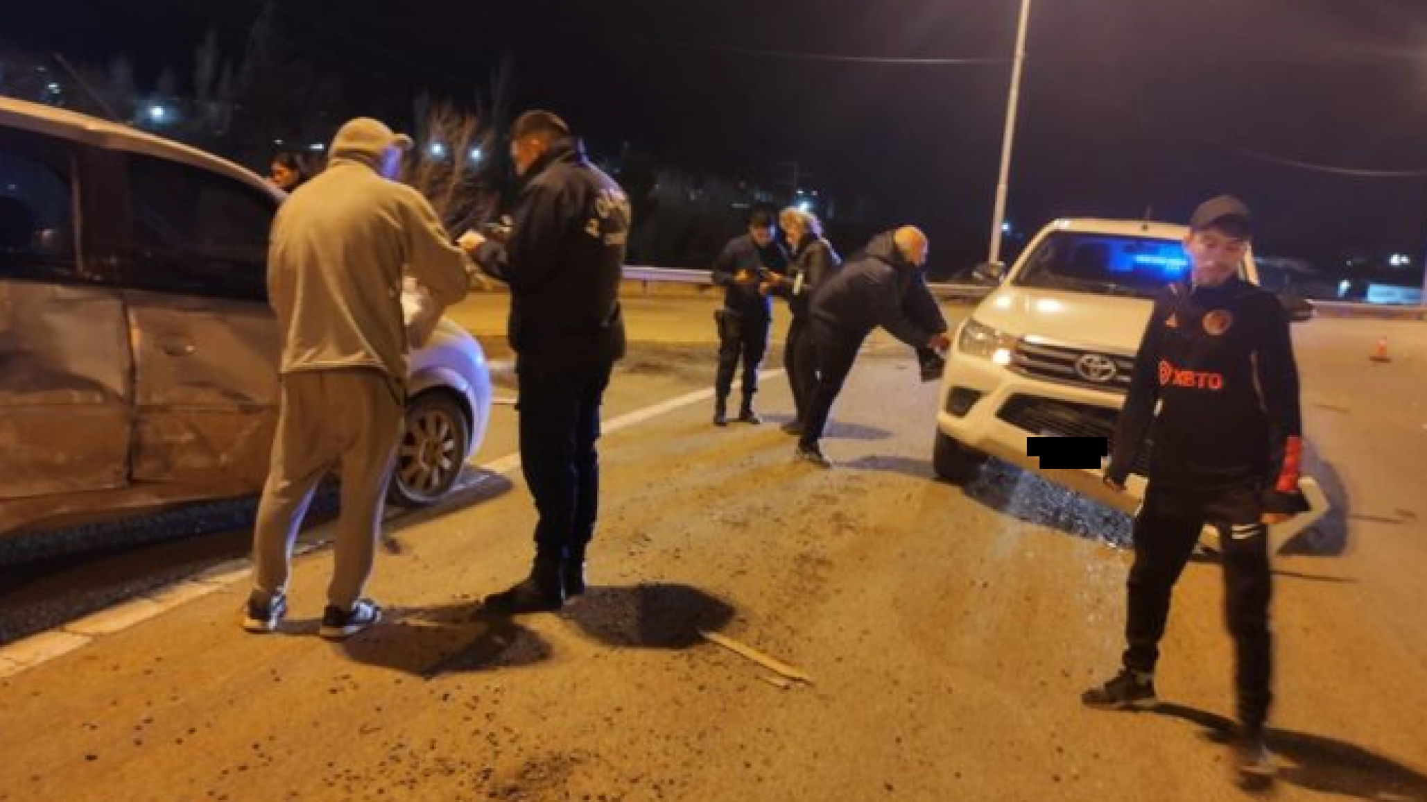 Ruta 3 y 26: un choque dejó una persona herida