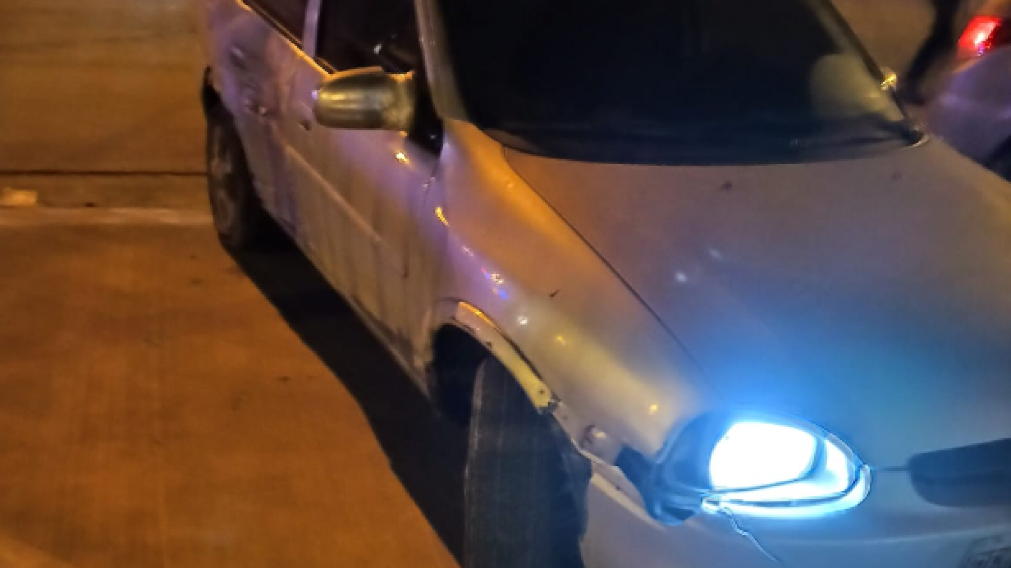 Un motociclista tras choque quedó lesionado