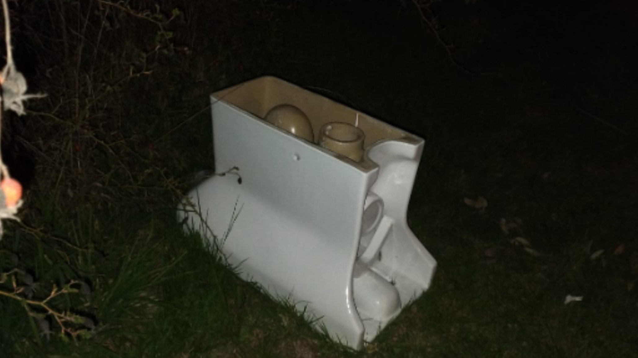 Se robaron dos inodoros y fueron atrapados