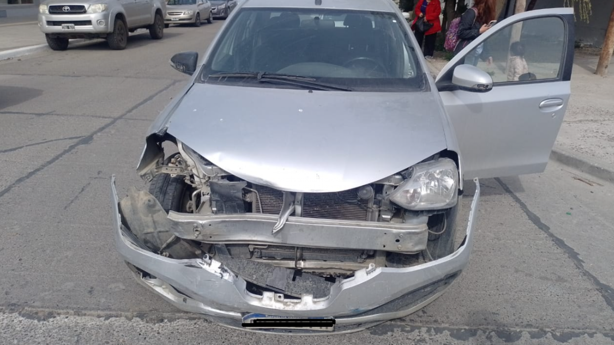 Tras choque un menor de 2 años resultó herido