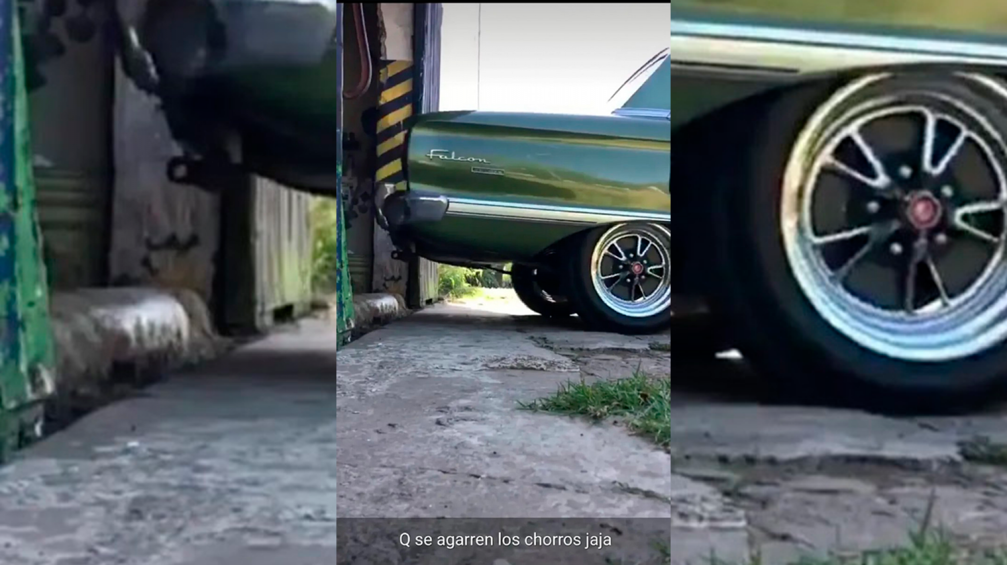 Suspenden al comisario que festejó con un Falcon verde la victoria de Javier Milei