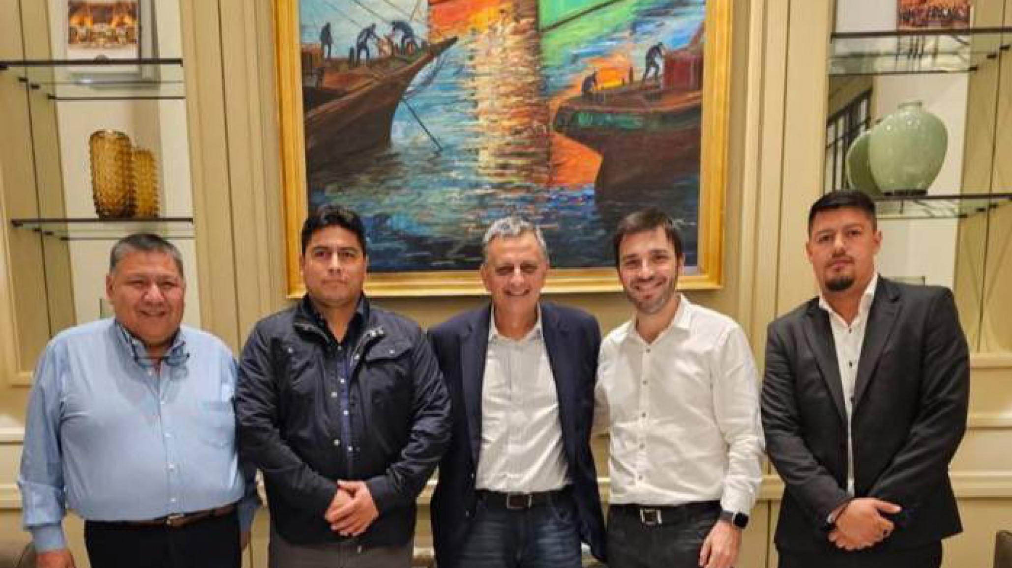 "Nacho" Torres y Claudio Vidal se reunieron con el nuevo presidente de YPF ¿quién es?