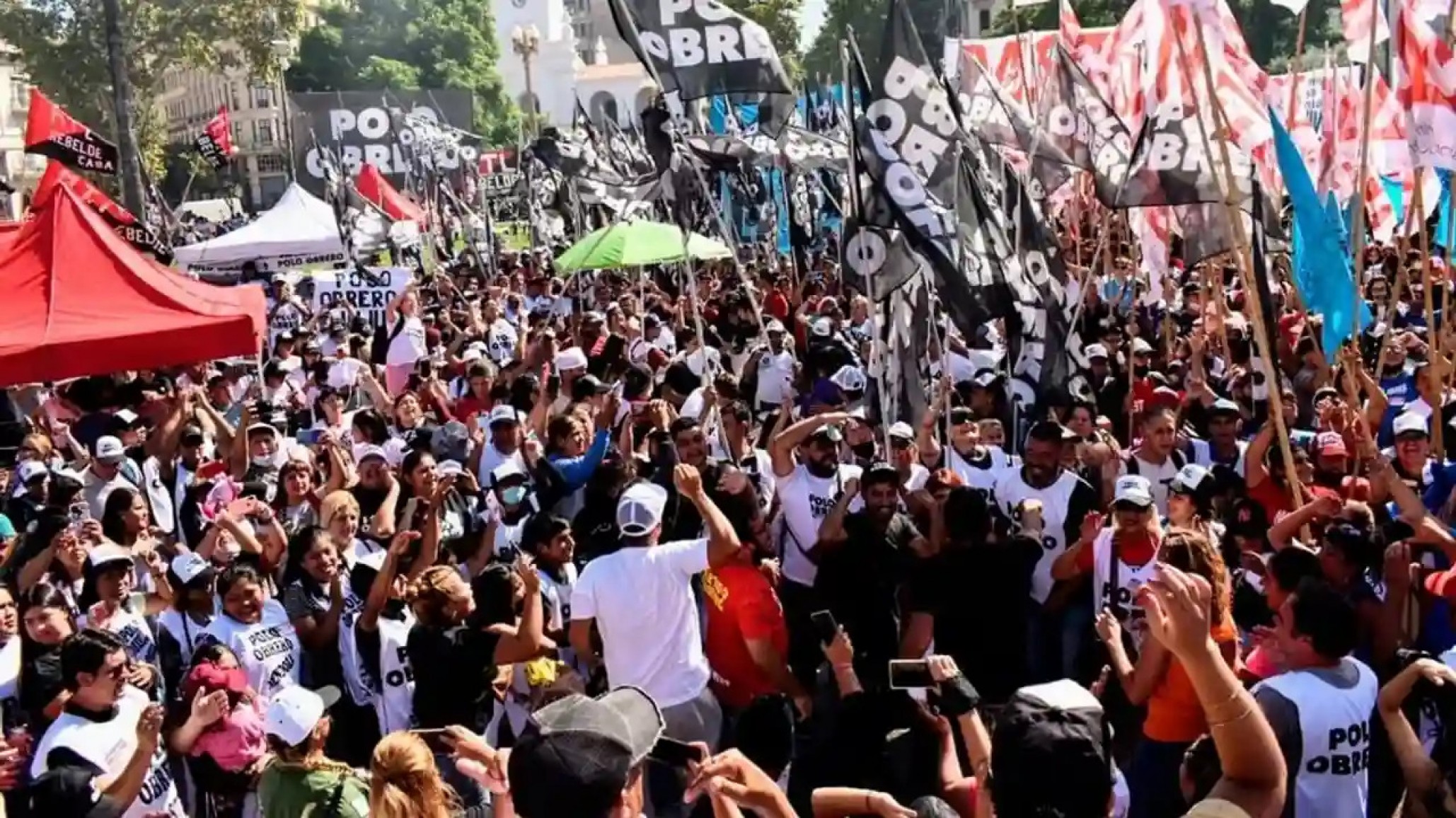 Belliboni del Polo Obrero advirtió: "No le vamos a permitir a Bullrich que declare el estado de sitio"