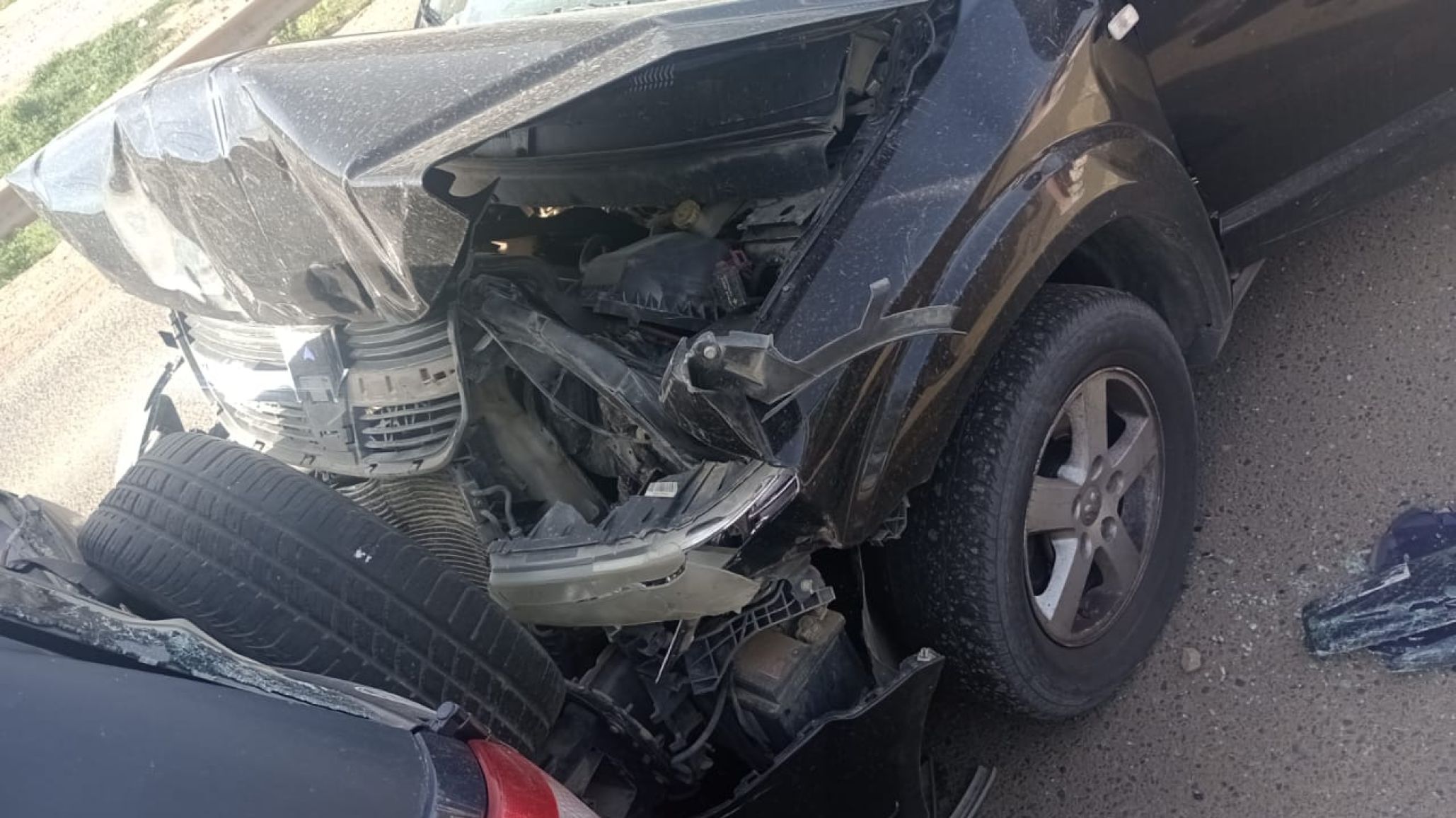 Choque en cadena en Comodoro: Cinco autos involucrados