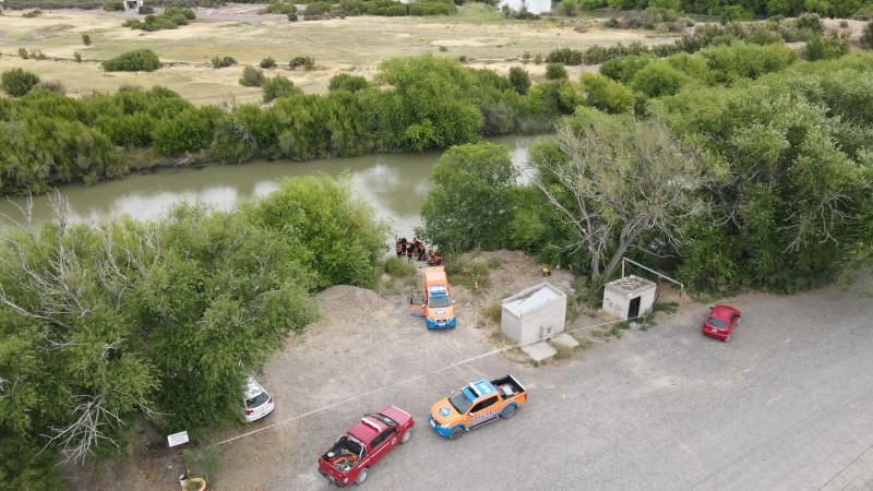 Sin resultados positivos en la búsqueda del menor desaparecido en el río Chubut