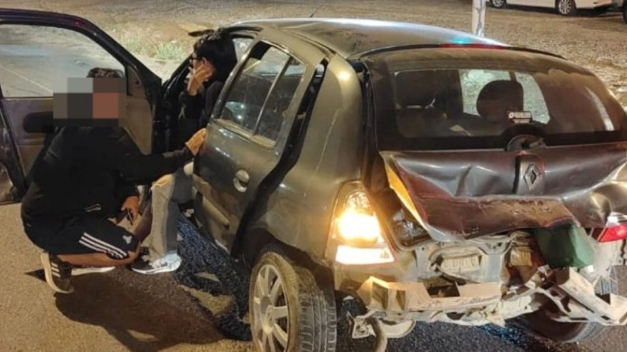 Accidente de tránsito: una mujer fue trasladada al hospital