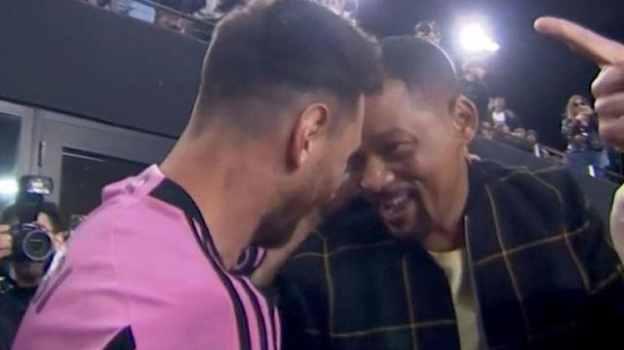 Video: el encuentro entre Will Smith y Lionel Messi