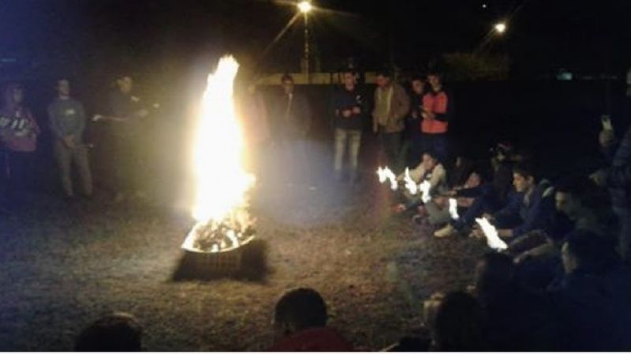 Una imagen de la Virgen apareció en una fogota