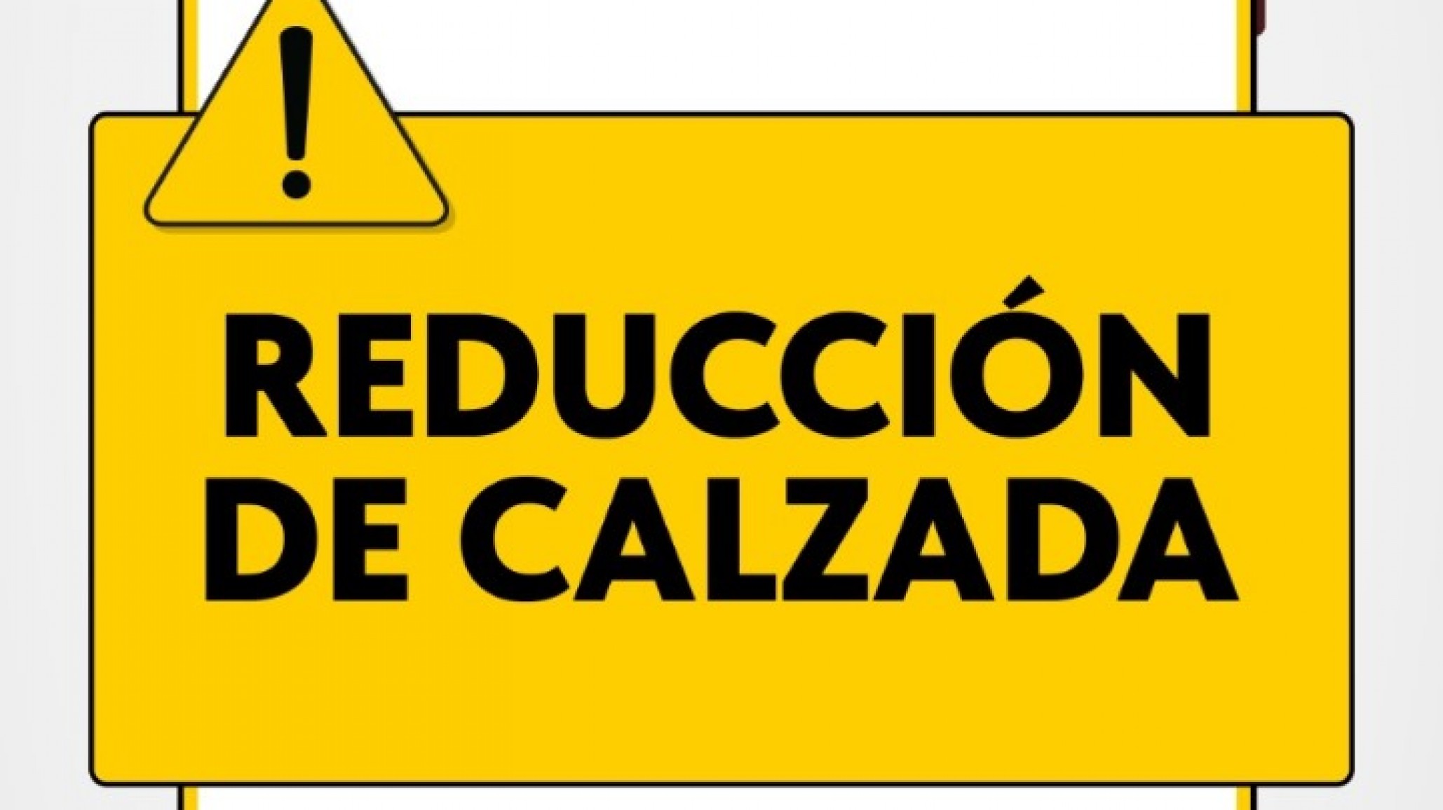 Reducen la calzada sobre la Ruta 25 de Mayo por tareas de mantenimiento
