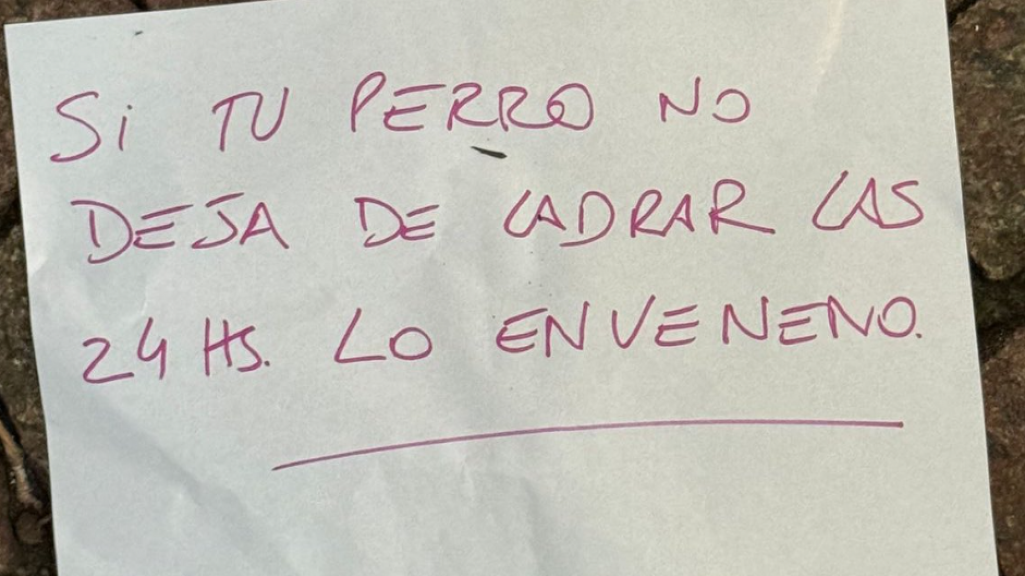 Amenazaron con envenenar a un perro "por ruidoso" y los vecinos salieron en su defensa