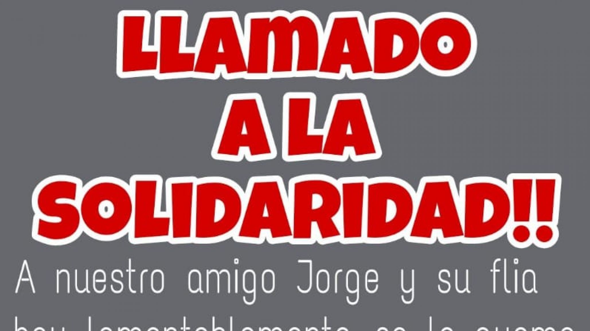 Campaña de solidaridad para una familia que lo perdió todo en un incendio