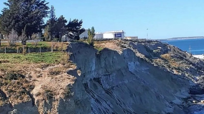 Chalet Huergo: "El enrocado es urgente"