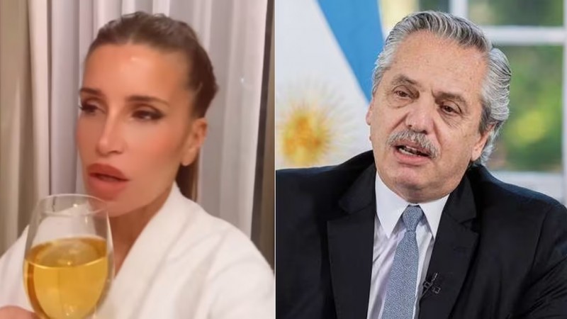 Filtración de chats entre Alberto Fernández y Florencia Peña