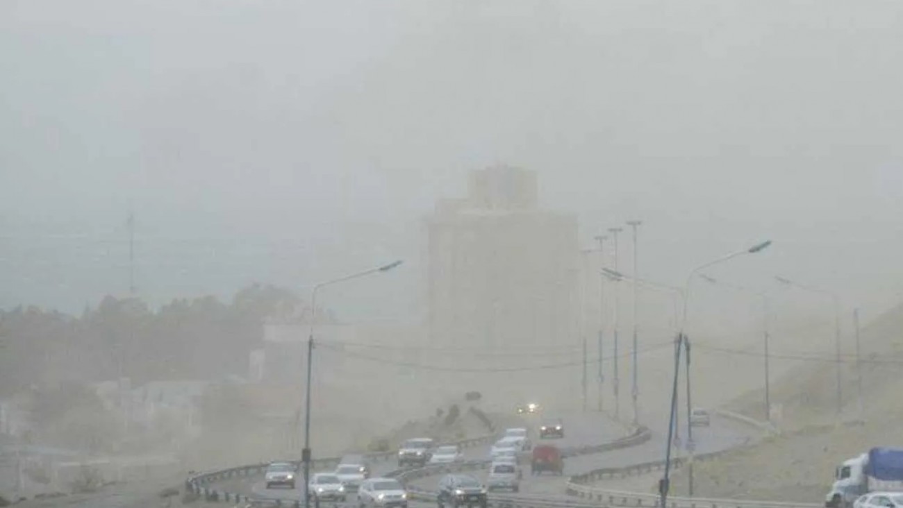 Miércoles ventoso en Comodoro: ráfagas de hasta 87 km/h y cielo parcialmente nublado