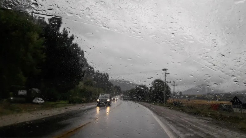 Emitieron una alerta amarilla por lluvias para la costa de Chubut