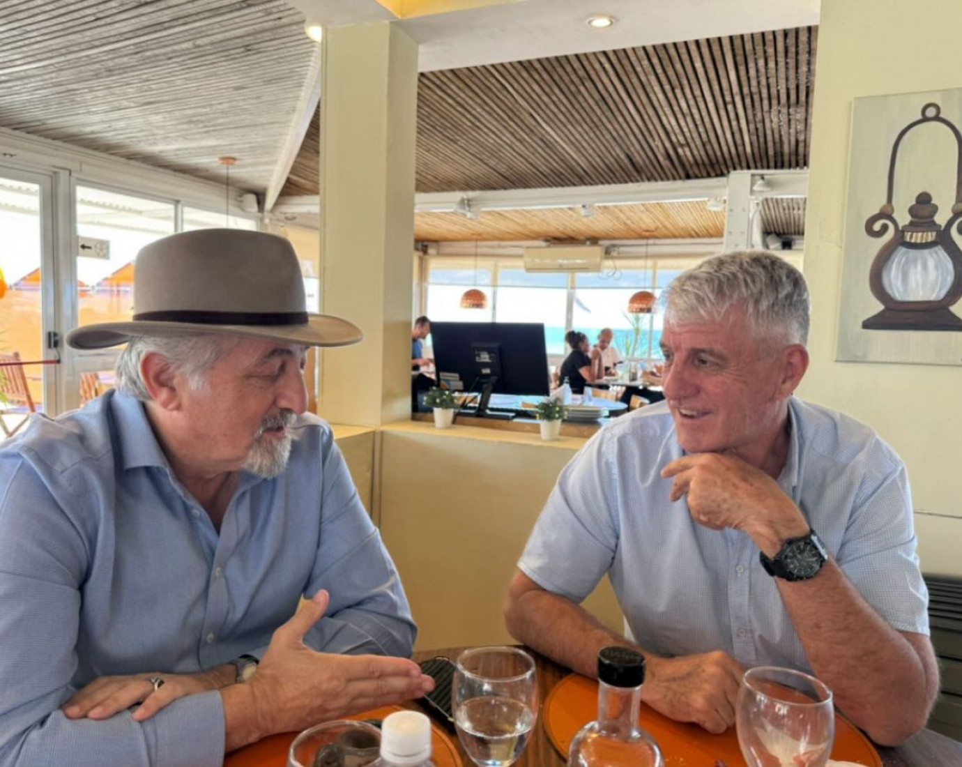 Importante encuentro de Othar Macharashvili y Carlos Eliceche