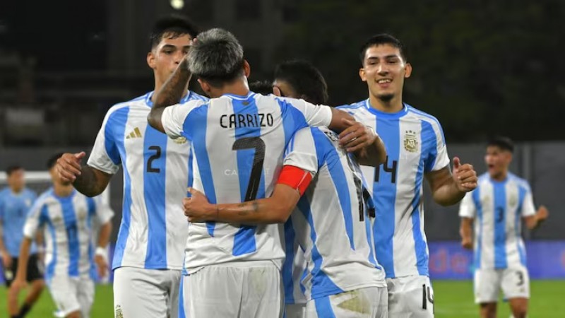 Argentina venció a Uruguay 4-3 y se acerca al Mundial Sub 20