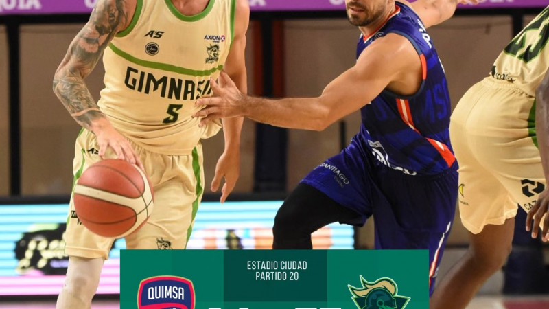Gimnasia cayó ante Quimsa 84-77 en Santiago: Horton lideró el goleo para La Magia Verde