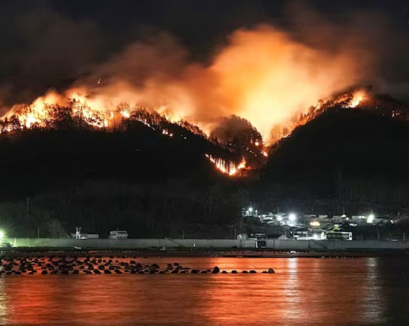 Japón enfrenta el peor incendio forestal en 50 años: un muerto y más de 4000 evacuados