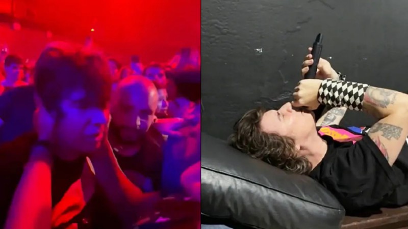 Maxi Trusso se tiró del escenario, nadie lo agarró y terminó internado