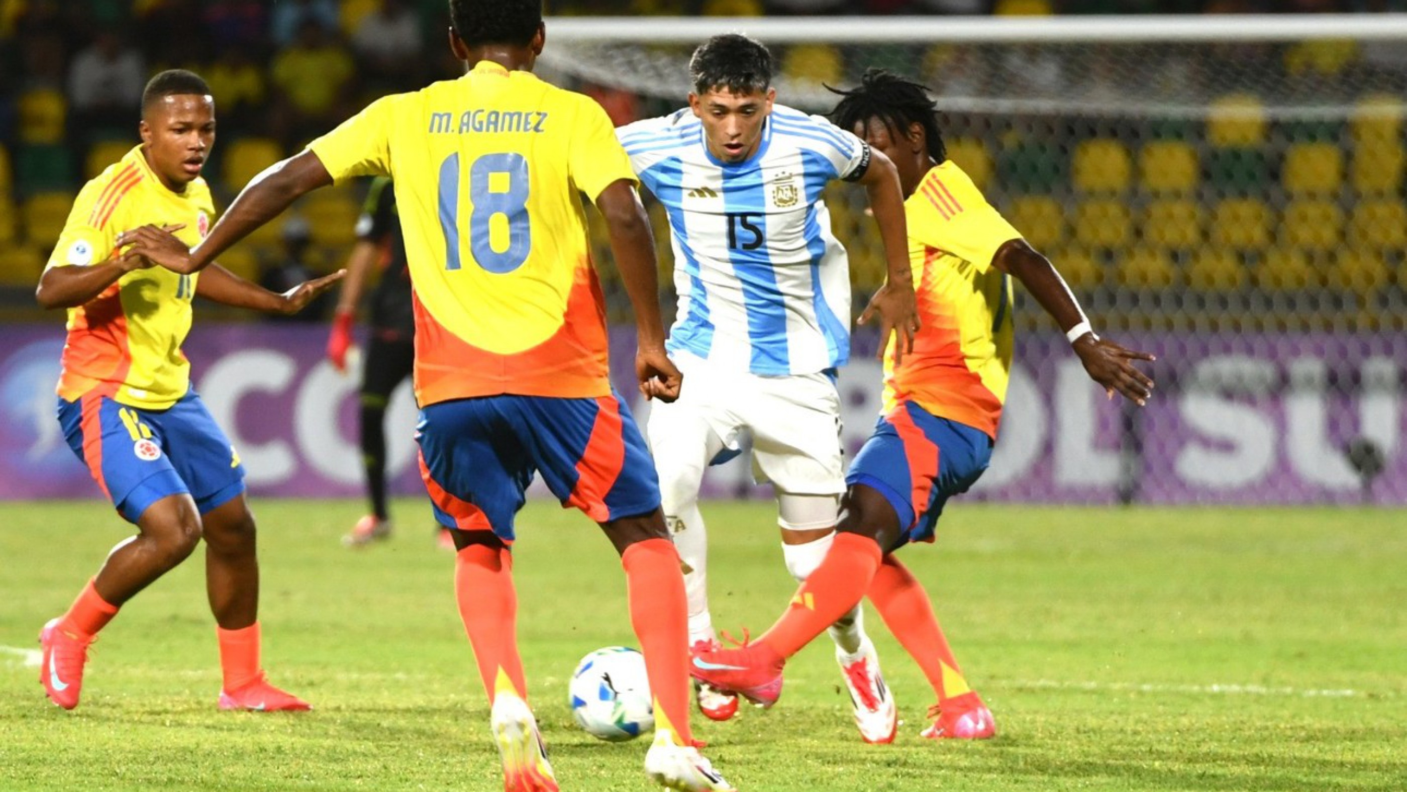 Argentina no logró la heroica ante Colombia y quedó fuera de las semifinales del Sudamericano Sub 17