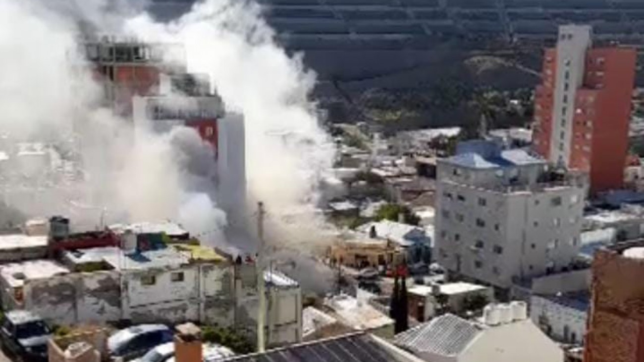Incendio en la calle Chacabuco