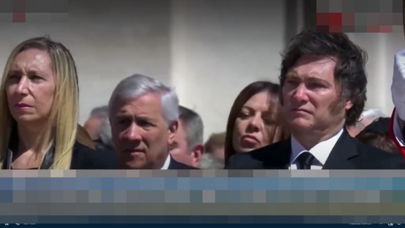 La reacción de Javier Milei a la homilía en el funeral del Papa Francisco