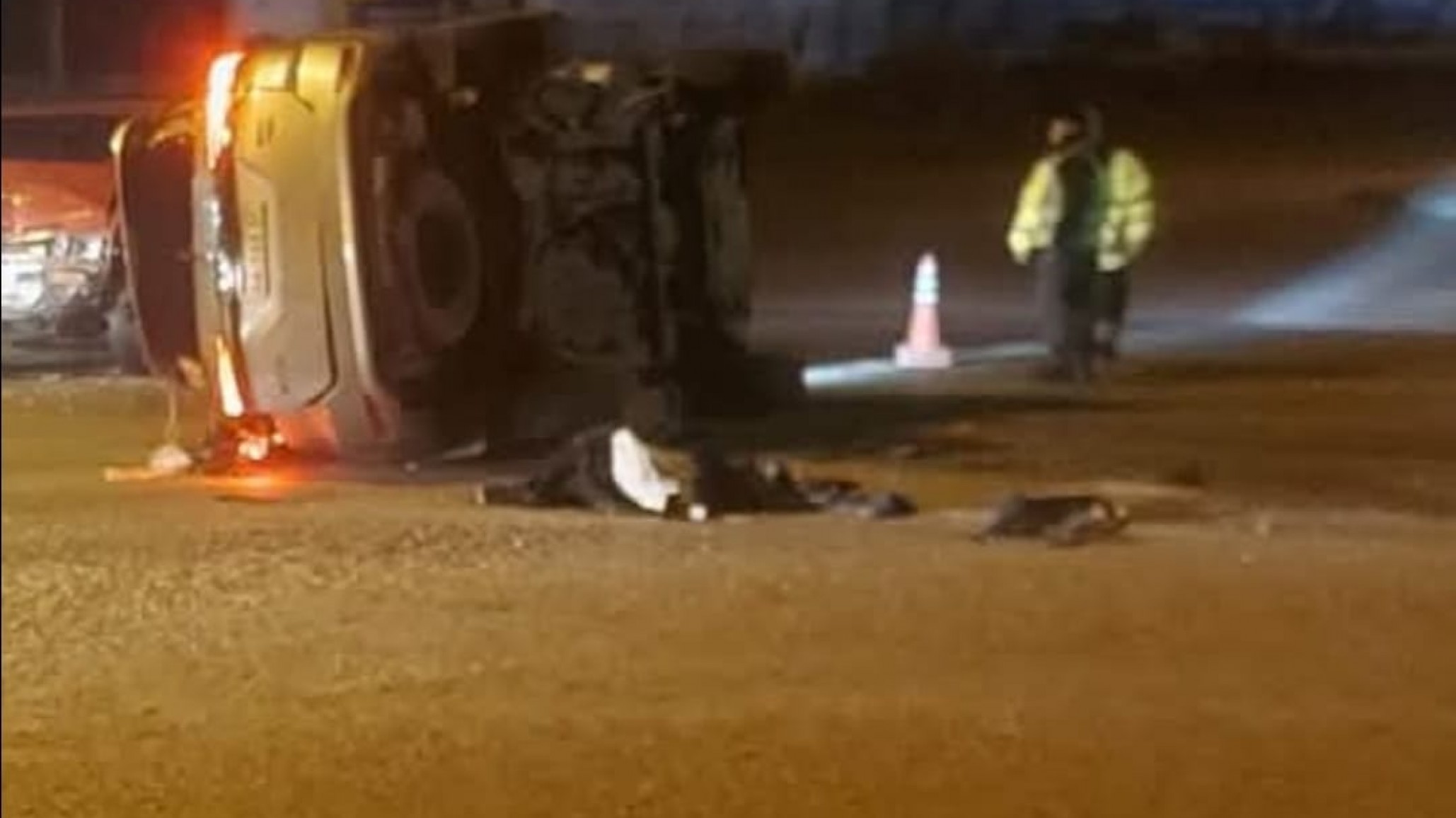 Choque y vuelco en Ruta 3 y Constituyentes: hay heridos