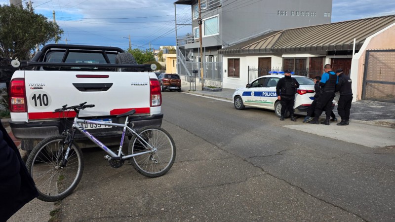 Intentó robar una bicicleta de un taller en Comodoro y terminó detenido