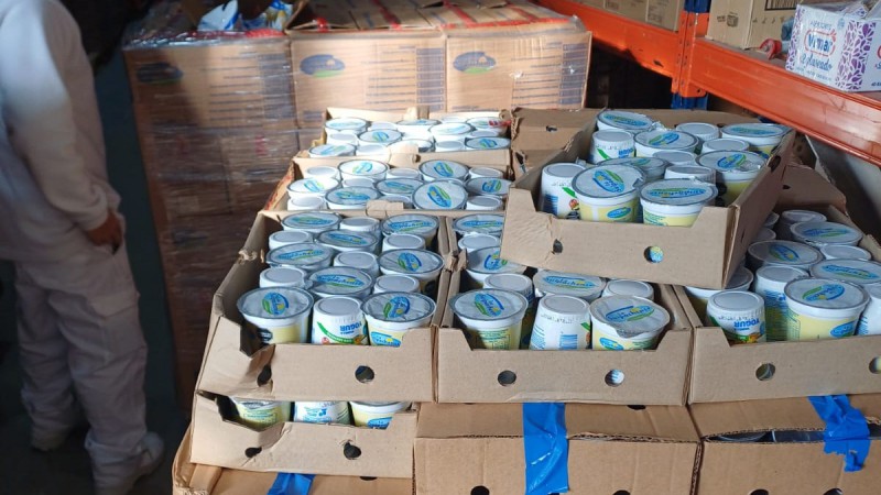 Incautaron 2.500 kilos de lácteos en un supermercado de Comodoro por fallas en la cadena de frío