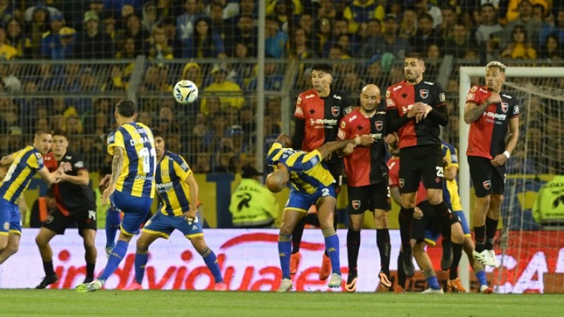 Di María volvió a brillar y le dio el triunfo a Rosario Central en el clásico ante Newell's
