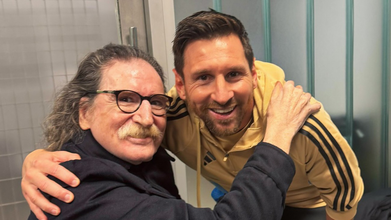 Messi y Charly García: el emotivo cruce entre dos leyendas