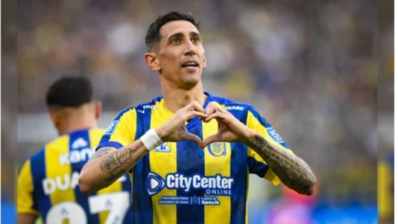Boca y Rosario Central empataron 1-1 en el Gigante de Arroyito con un gol olímpico de Di María