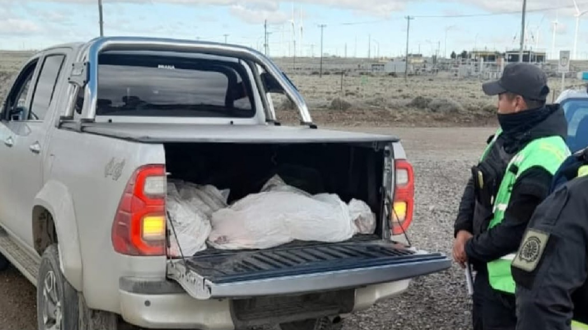 Ruta 26 Y 39: Inspeccionaron una Toyota Hilux y secuestraron más de 200 kilos de carne
