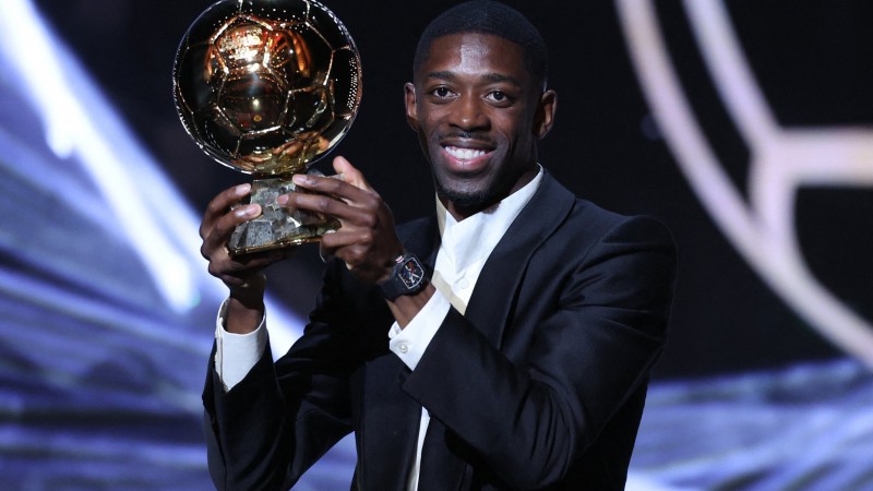 Ousmane Dembélé se llevó a casa el Balón de Oro 2025