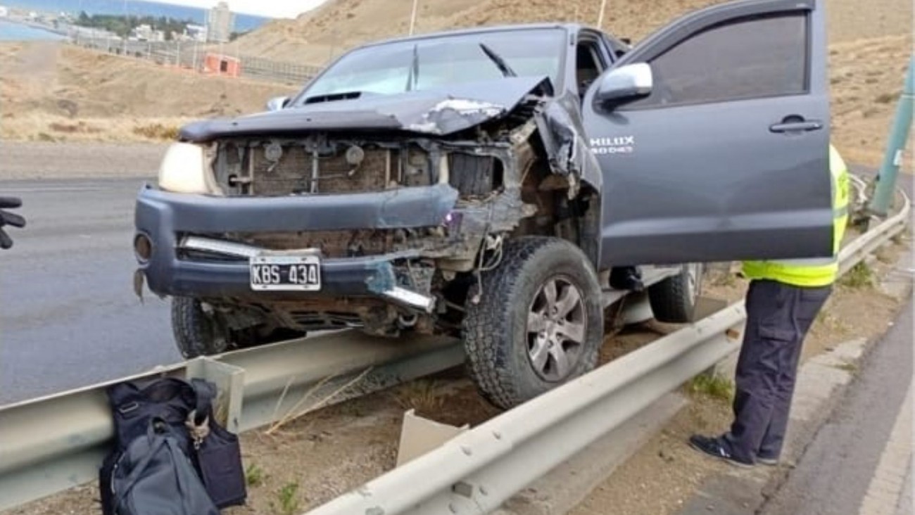 Otro vehículo despistó en la Ruta 3: fue por la calzada resbaladiza