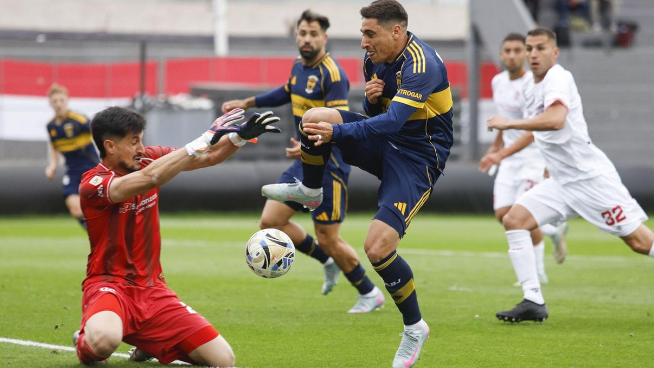 Boca lo dio vuelta y venció 3-1 a Barracas Central