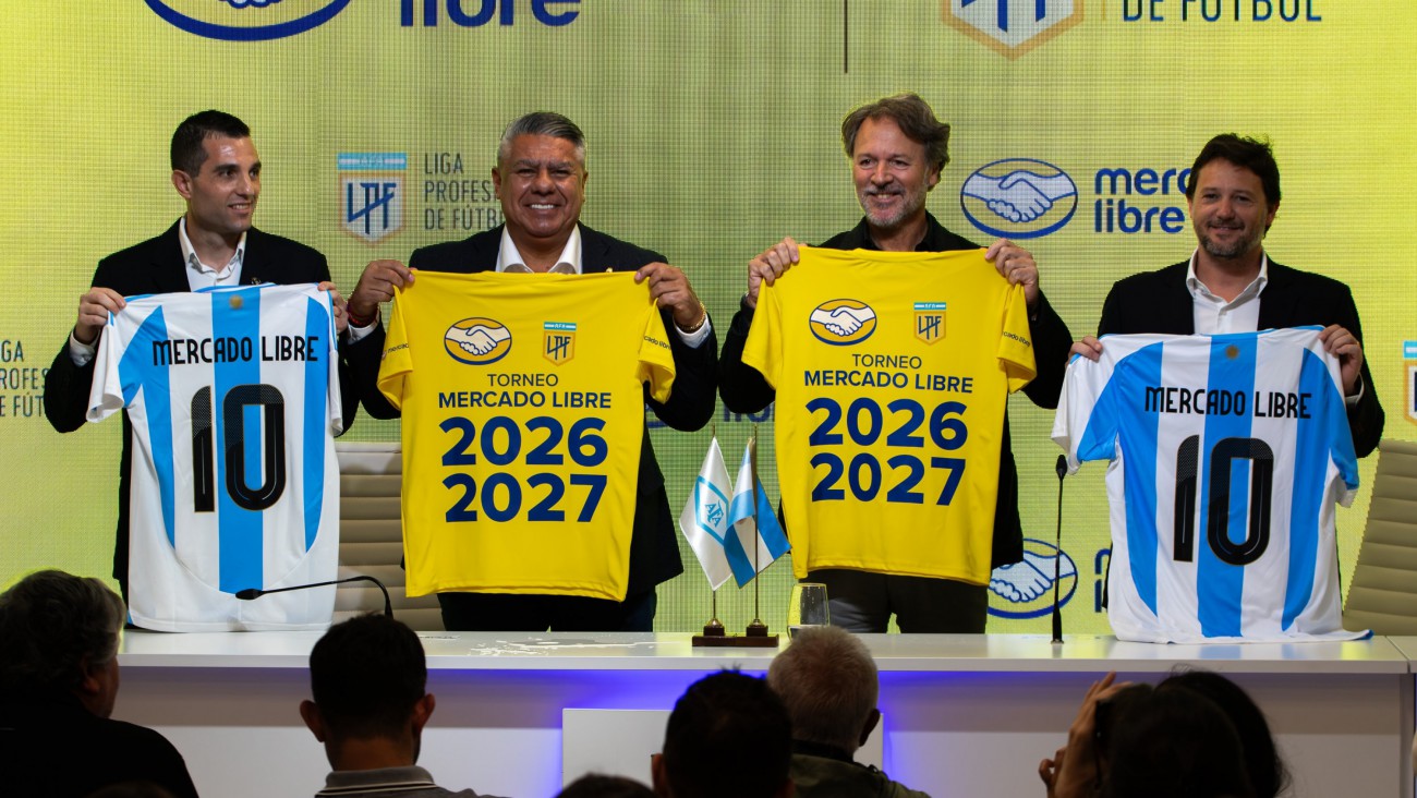 La Liga Profesional cambia de nombre: se llamará "Torneo Mercado Libre" para las próximas dos temporadas