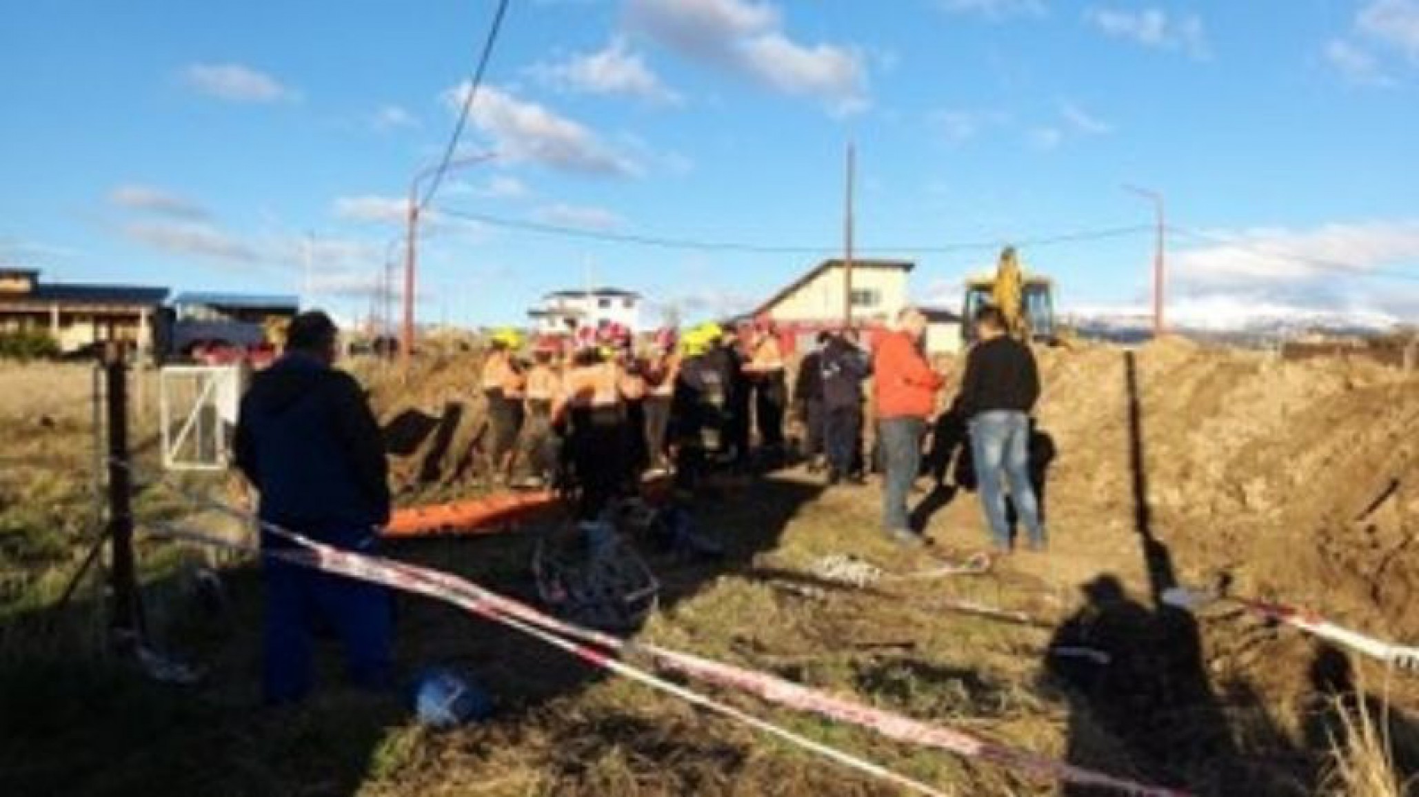 Tragedia: Por un desmoronamiento murieron dos operarios