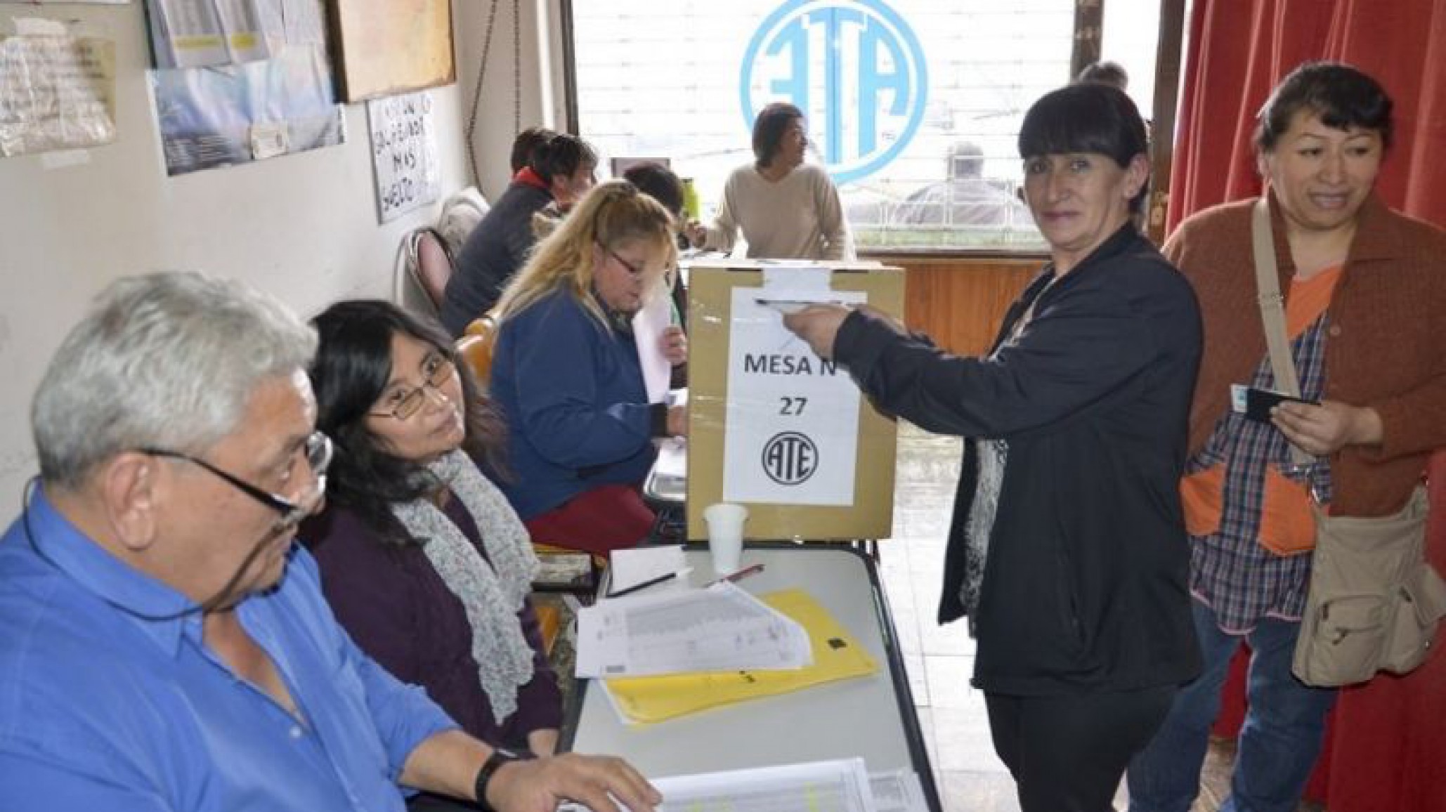 Empezaron las elecciones de ATE, se vota en diferentes sedes