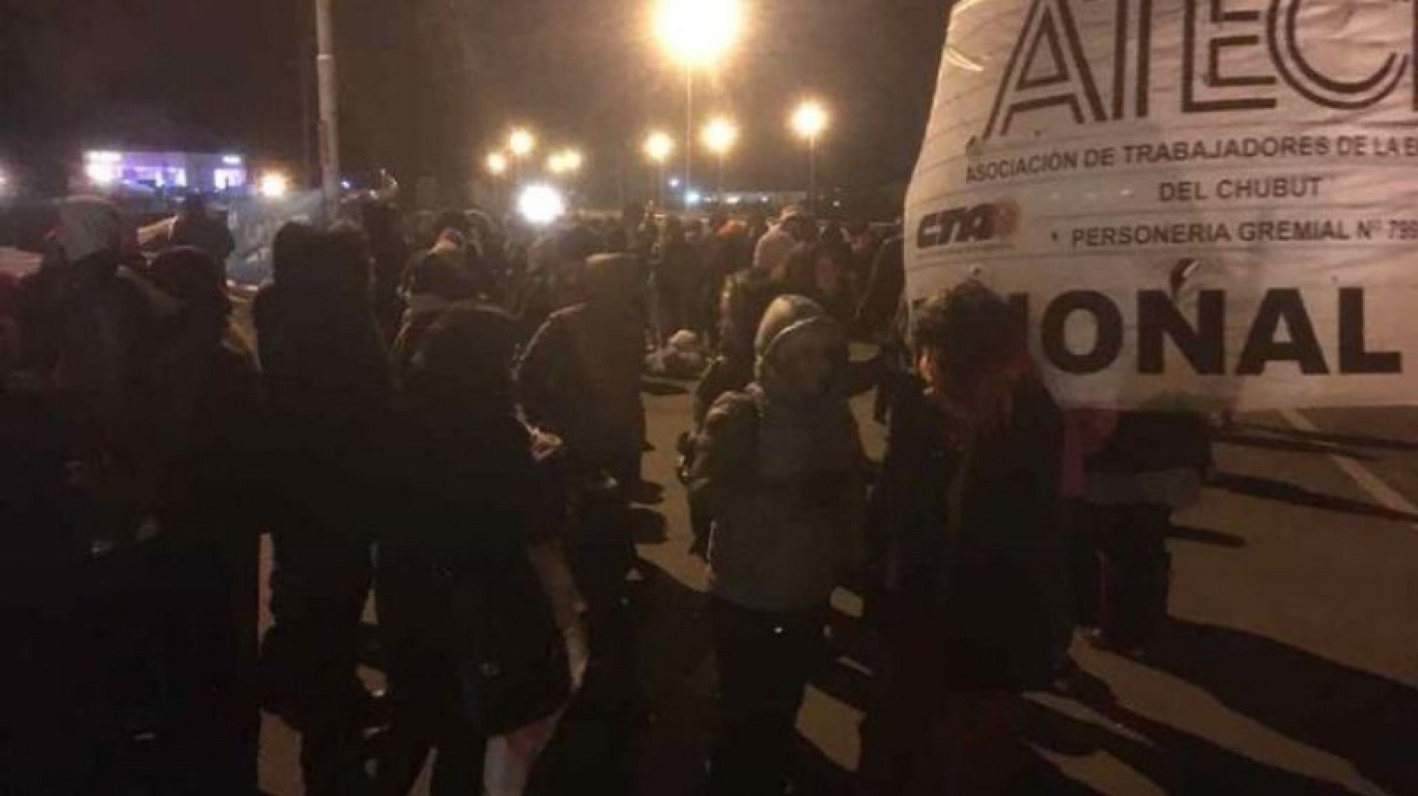 Manifestación de ATE en Ruta 3 y 26 para visibilizar los reclamos