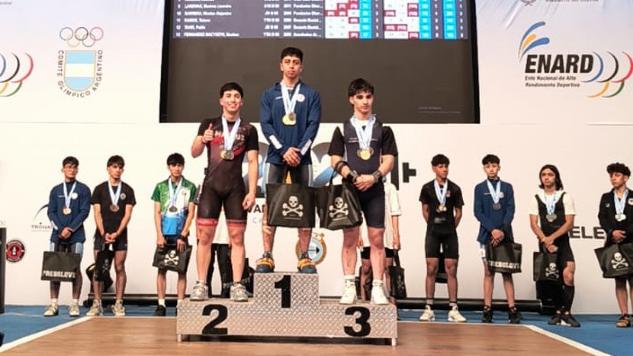 Pablo Tahir se consagró campeón nacional de Levantamiento de Pesas