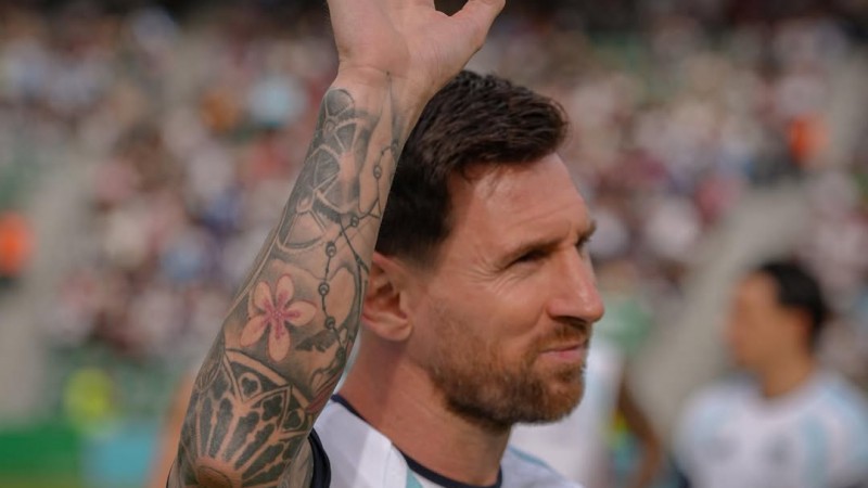 El mensaje de Messi tras el entrenamiento de la Selección en España: "Me emociona"