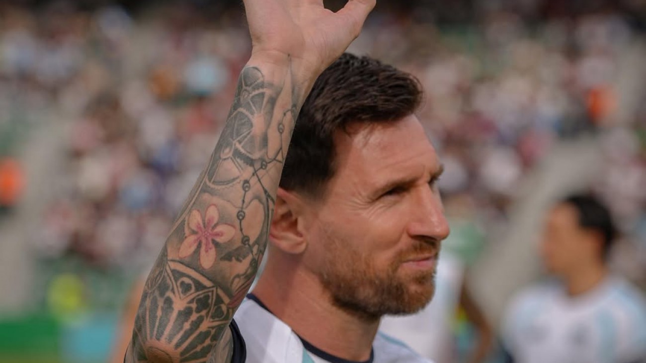 El mensaje de Messi tras el entrenamiento de la Selección en España: "Me emociona"