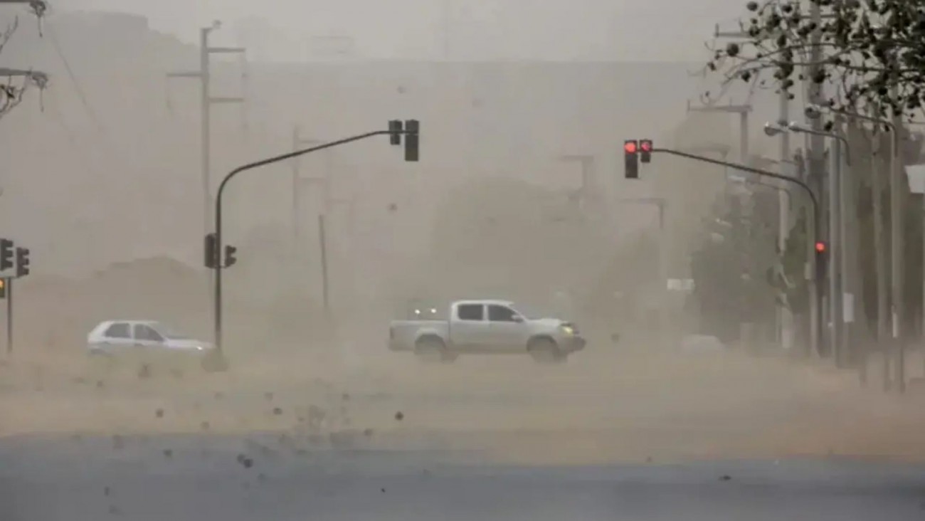 Alerta amarilla por fuertes vientos en Chubut: ráfagas intensas este domingo
