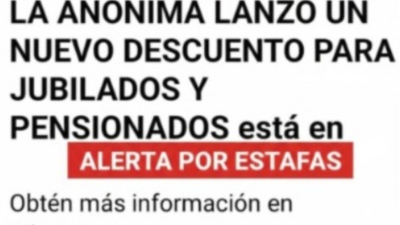 Cuidado jubilados: una falsa promo de "La Anónima" es la nueva trampa para vaciar celulares