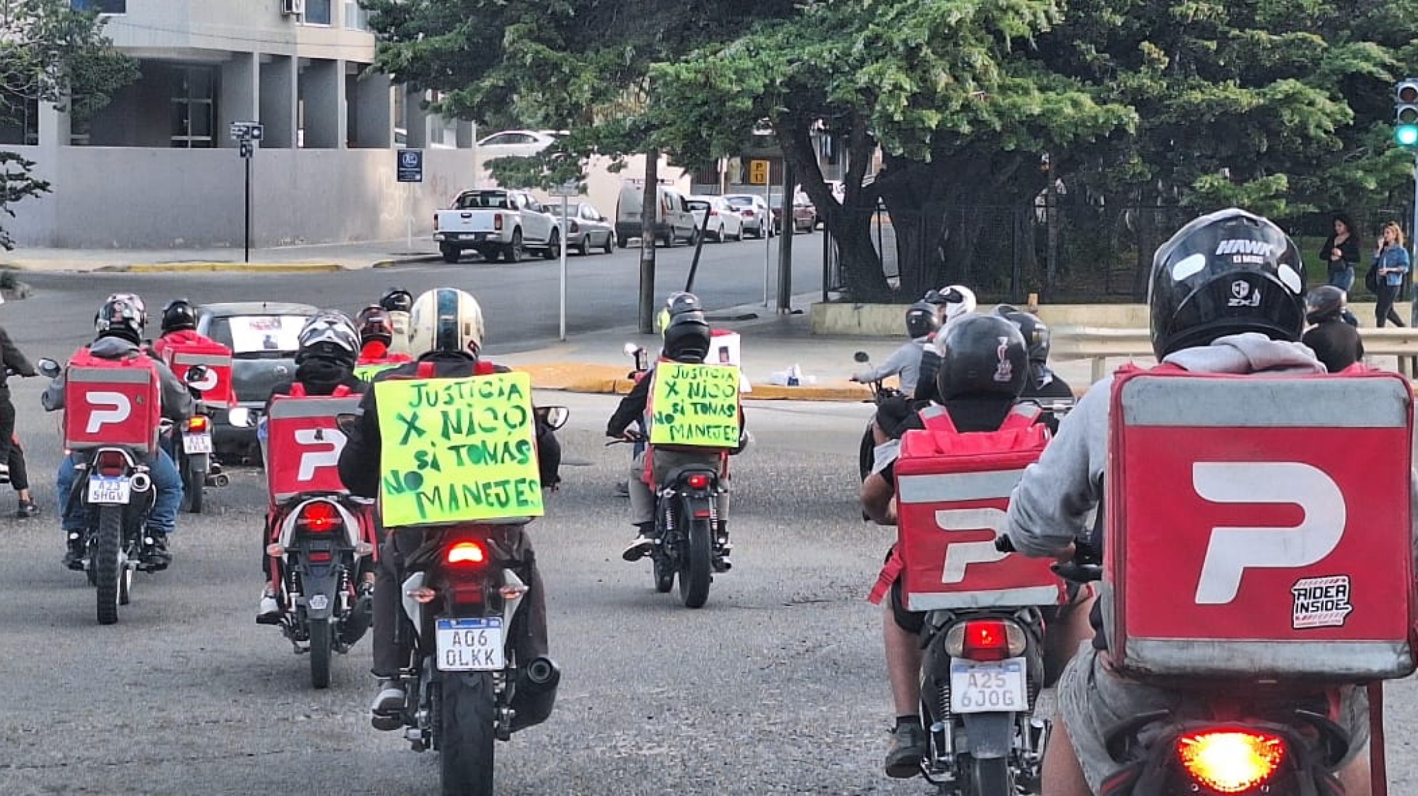 Indignación en Comodoro: motociclistas marchan por Nicolás, arrollado 300 metros por un conductor alcoholizado
