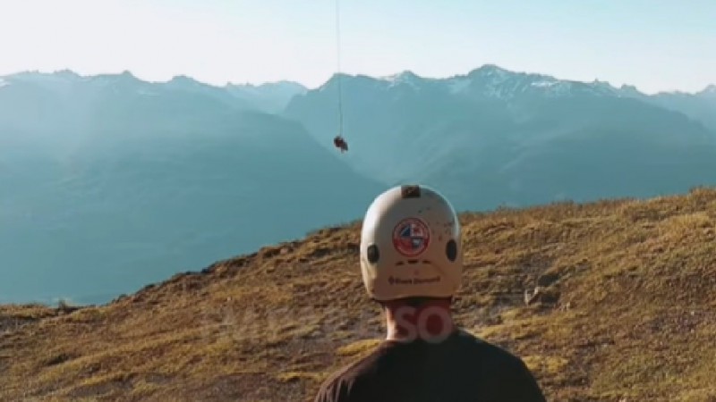 "Acceso imposible": un helicóptero venció la topografía del Piltriquiltrón para salvar al deportista