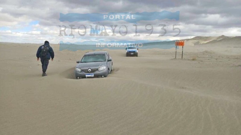 Así fue hallado el vehículo en el que viajaba la oficial desaparecida